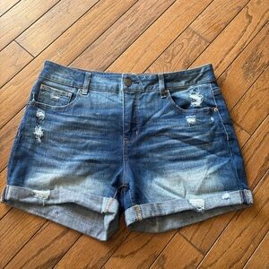 Women's Blue Denim Shorts